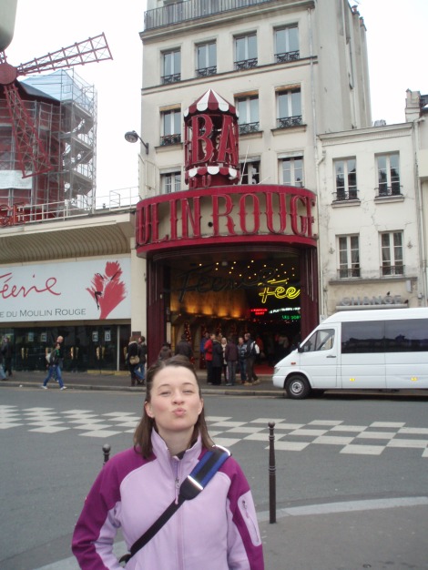 Sara at the Moulin Rouge